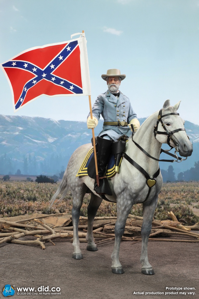 Civil War White War Horse (Standing) - 1/6 scale