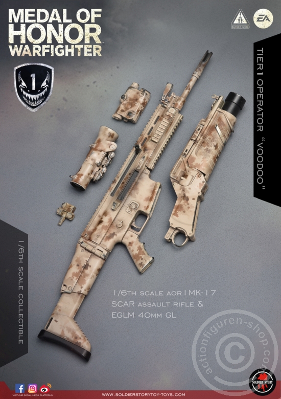 SST106-47 Medal Of Honor Navy SEAL Tier One - Operator "Voodoo"