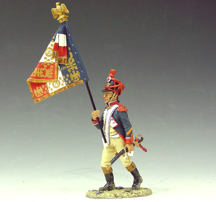 Marching French Flagbearer Marching French Flagbearer