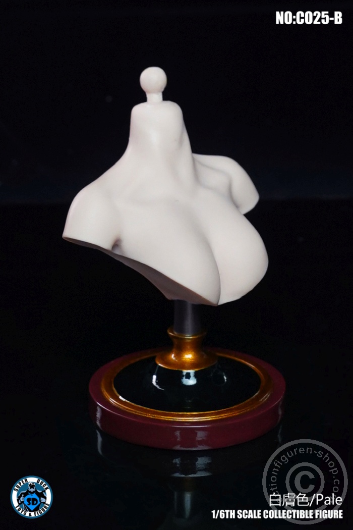 Female Bust Stand - Pale