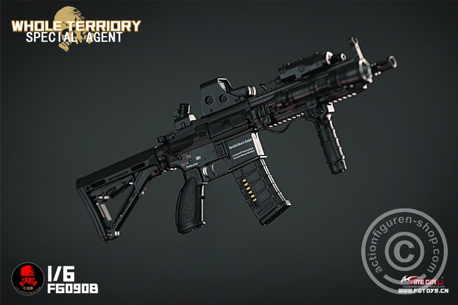 All Territory Secret Agent CQB Tactical Team Suit - Outfit & Accessoire Set - in 1/6 scale