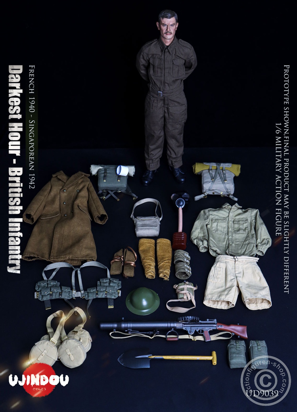 WWII British Infantry - Darkest Hour - French 1940 & Singaporean 1942 - in 1/6 scale WWII British Infantry - Darkest Hour - French 1940 & Singaporean 1942 - in 1/6 scale