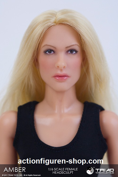 Amber - Blond Hair w/ Brown Eyes