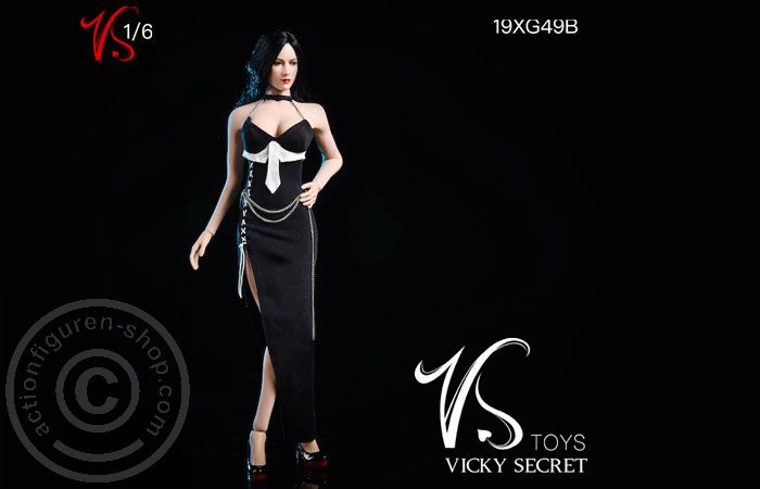 Female Party Dress - black