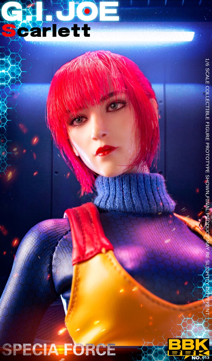 Scarlett - GI-Joe Red Head Mannequin