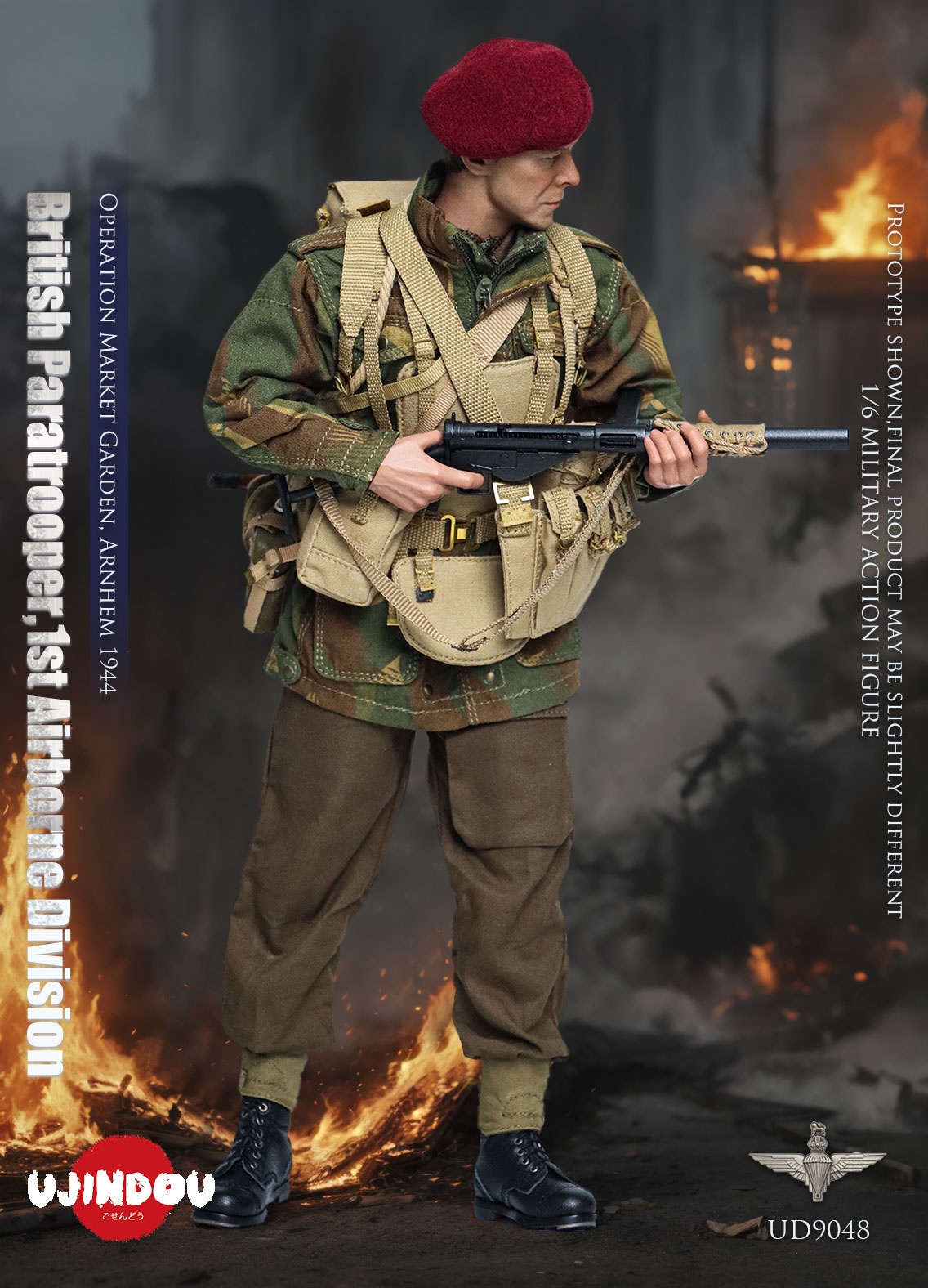 British Paratrooper - 1st Airborne Division - Operation Market Garden - Arnhem 1944 British Paratrooper - 1st Airborne Division - Operation Market Garden - Arnhem 1944