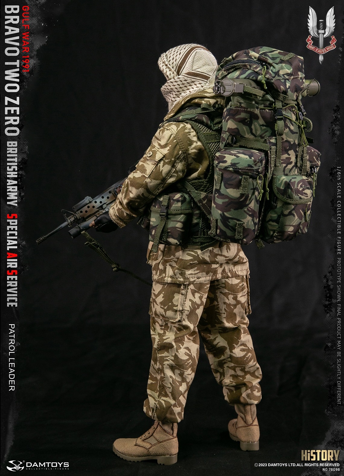 Bravo Two Zero - British Army Special Air Service (SAS) Patrol Leader - Gulf War 1991 - in 1/6 scale Bravo Two Zero - British Army Special Air Service (SAS) Patrol Leader - Gulf War 1991 - in 1/6 scale