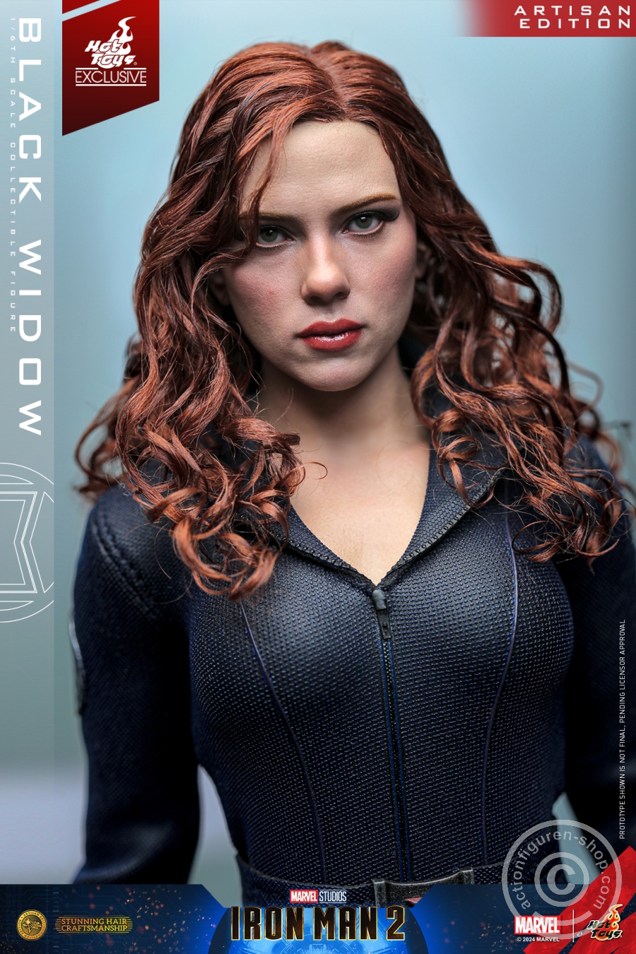 Iron Man 2 - 1/6th scale Black Widow Collectible Figure (Artisan Edition) - MMS757AE