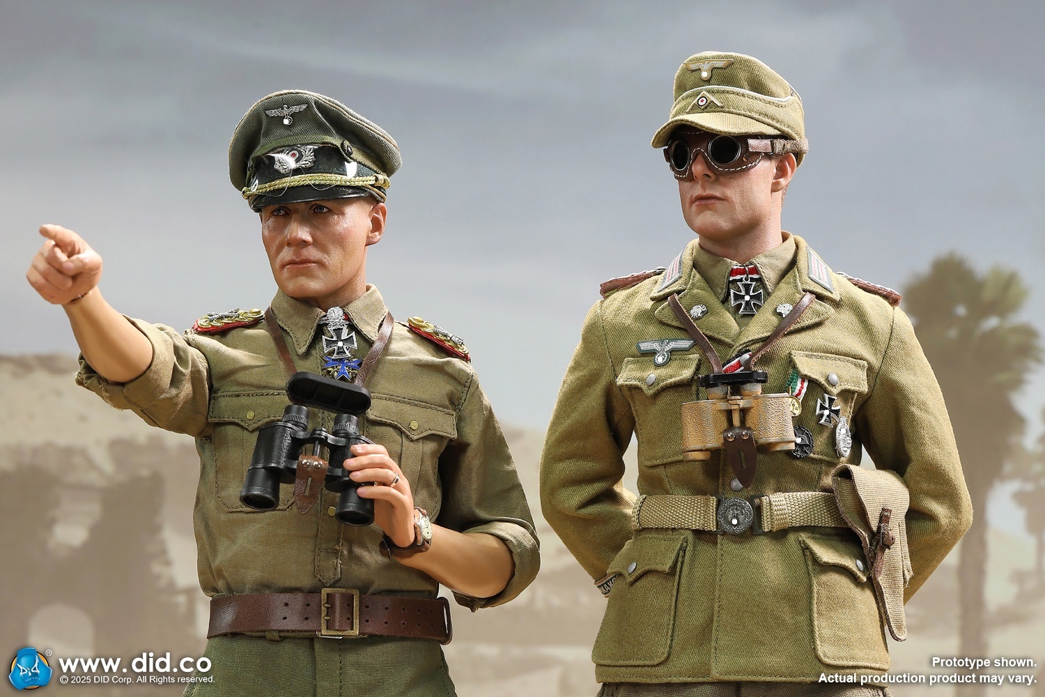 Ishaan & Panzer Commander - Stauffenberg - WWII German Africa Corps Supply Duty - in 1/6 scale Ishaan & Panzer Commander - Stauffenberg - WWII German Africa Corps Supply Duty - in 1/6 scale