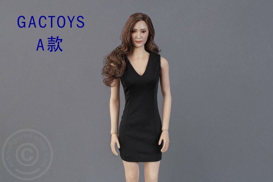 gac014a-04HBvb8JuyNqUPv Female Head - brown long curly Hair