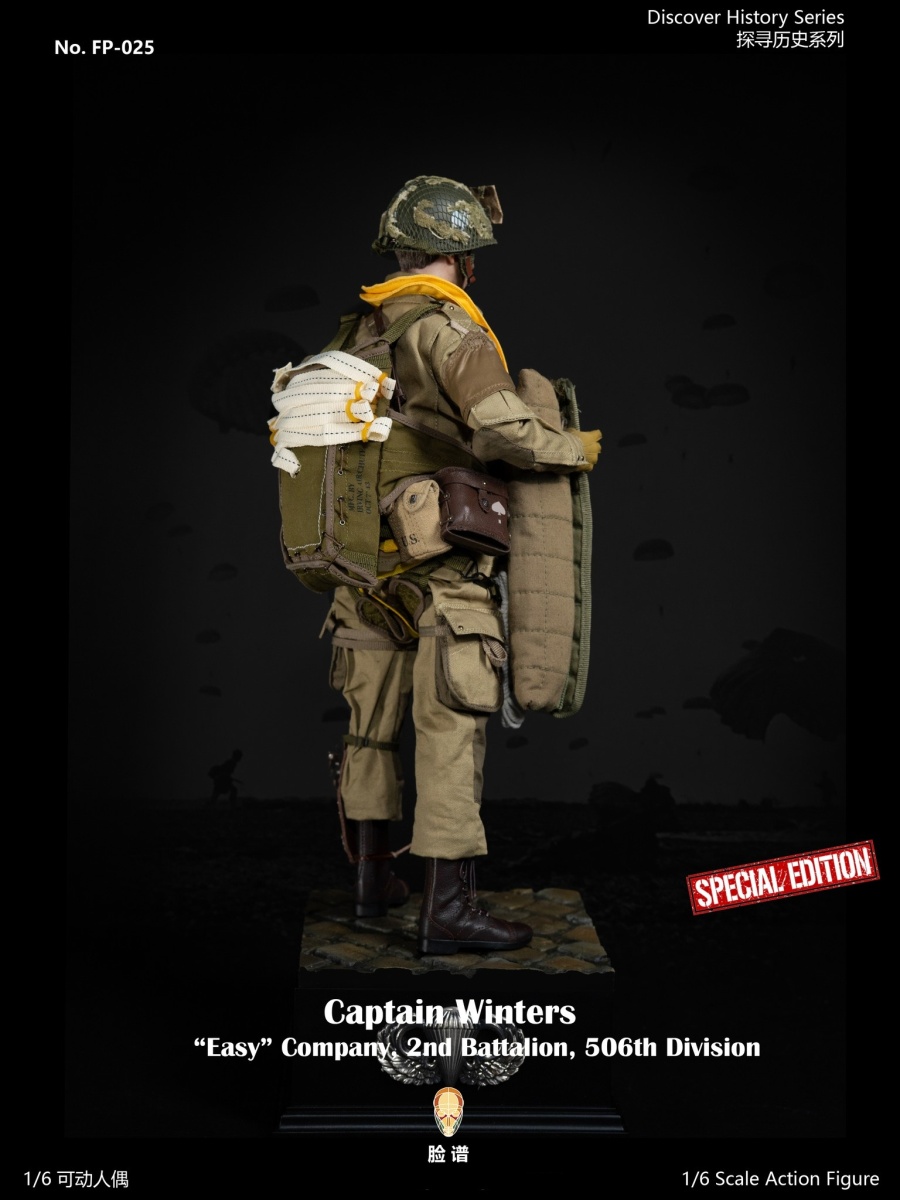 WWII US Airborne Division E Company Captain - Movie - Special Edition - in 1/6 scale