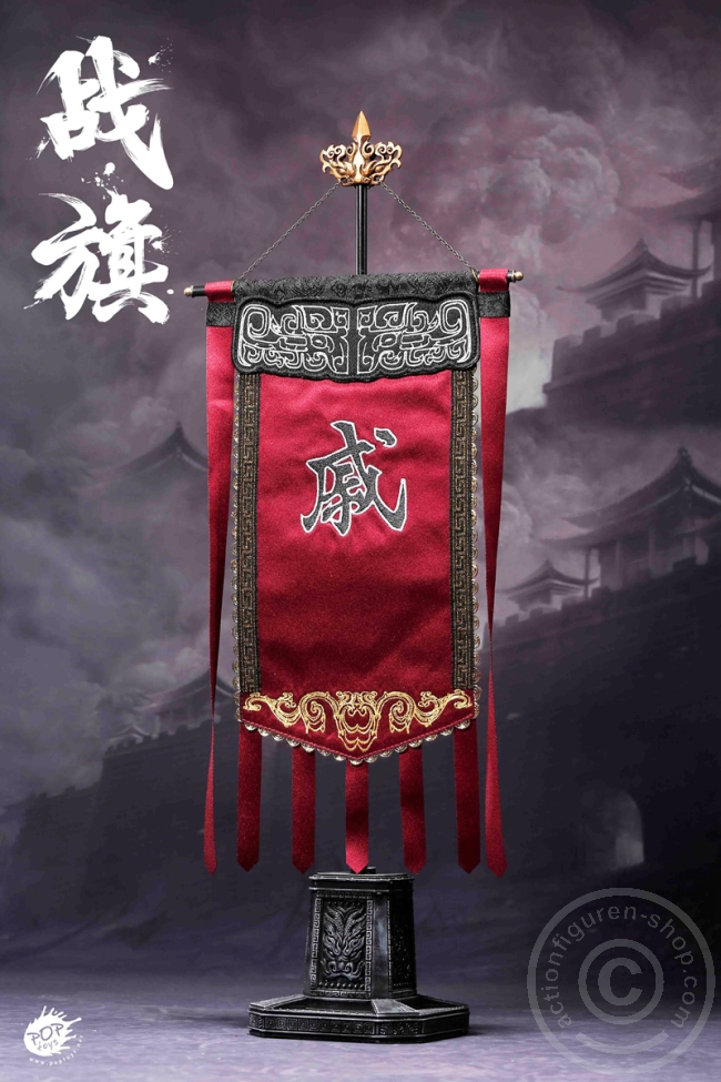 Heroine Mrs. Qi + Pferd + Banner