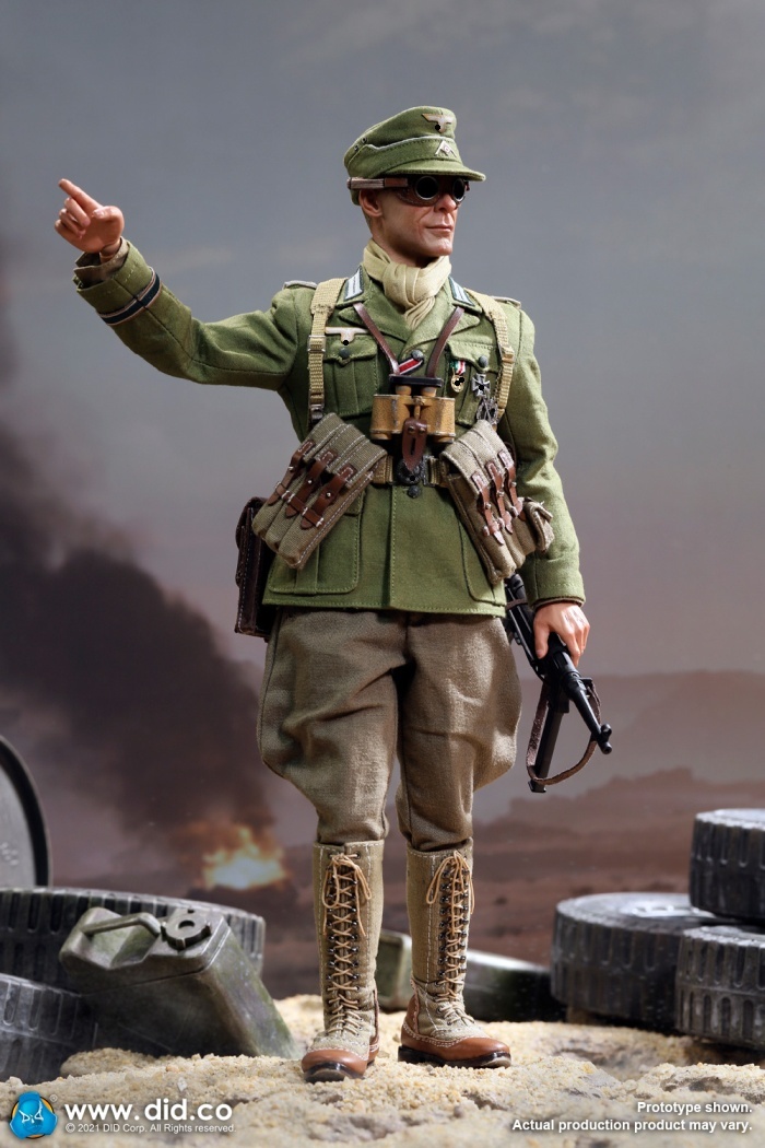 80151-23xXlx6xDihbSbz Wilhelm - WWII German Africa Korps Infantry Captain