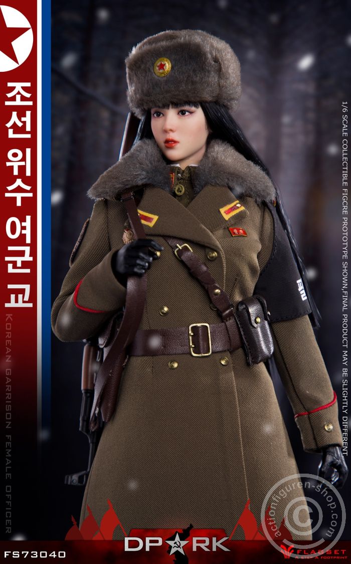 FS73040-12 North Korea - DPRK - Female Soldier