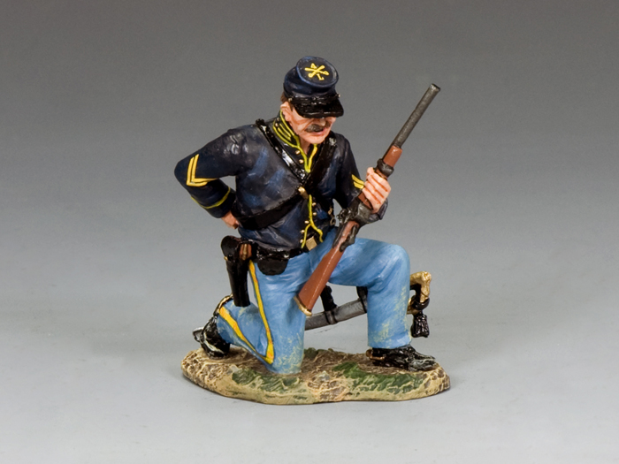 Trooper Kneeling Loading Carbine