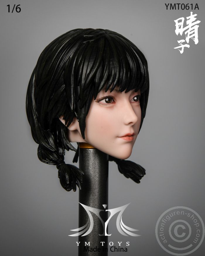 Head - w/ 3 different Hair Parts