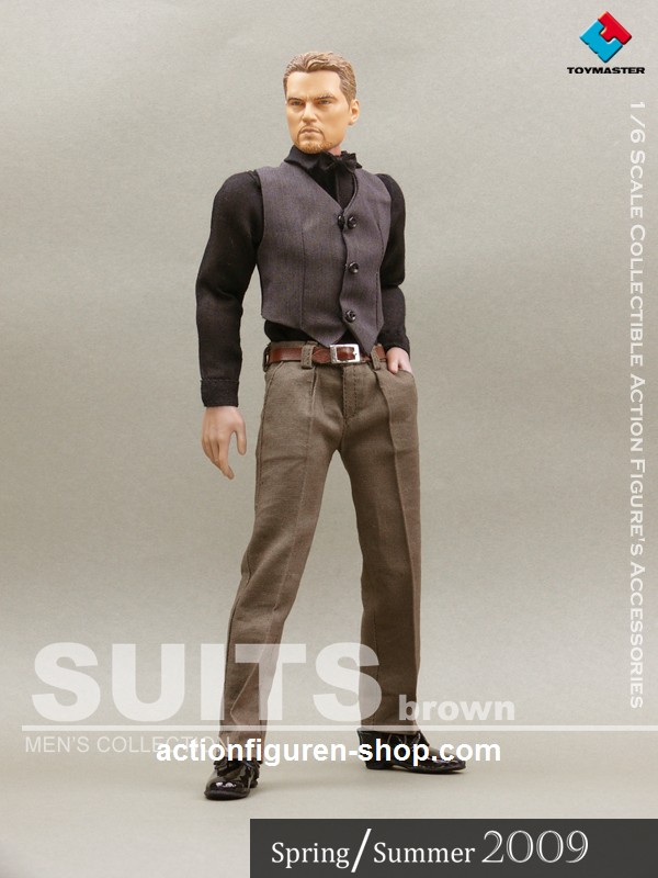 TMMS1-04 Men Suits Set - Brown