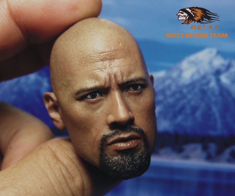 Dwayne Johnson Head