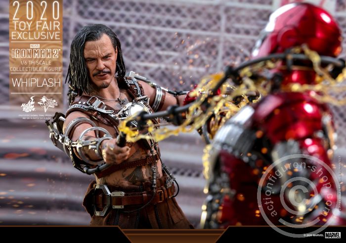 605030-16 Iron Man 2 - Whiplash - Toy Fair Exclusive - damaged Box - MMS569