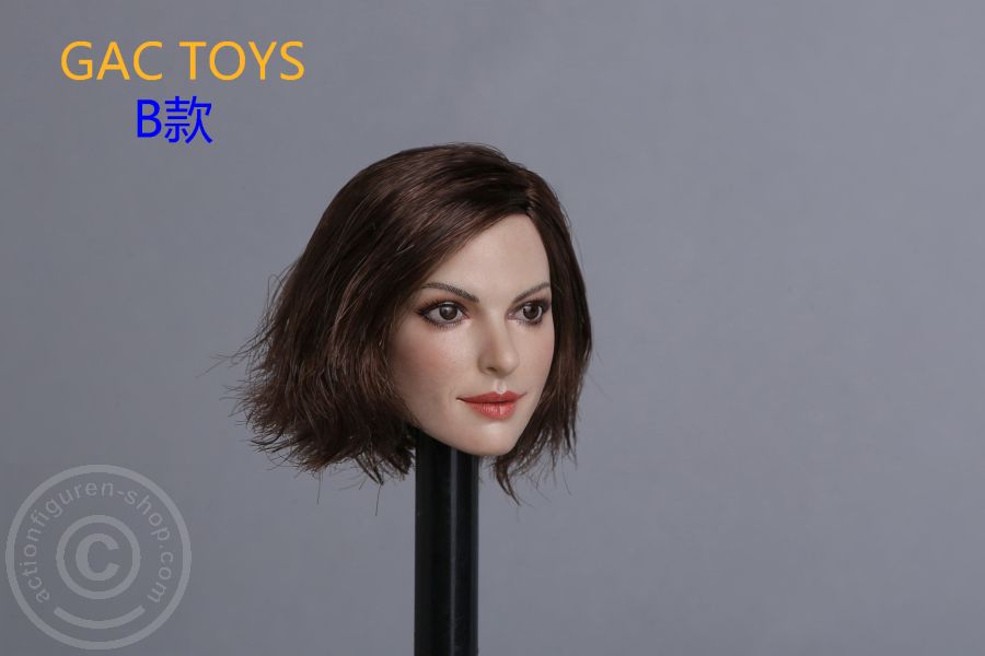 gac012b-05UFhoiyJSFcswC Female Head - brown short Hair