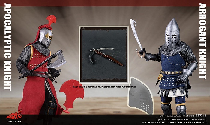 Apocalyptic Knight & Arrogant Knight- Diecast Alloy Apocalyptic Knight & Arrogant Knight- Diecast Alloy