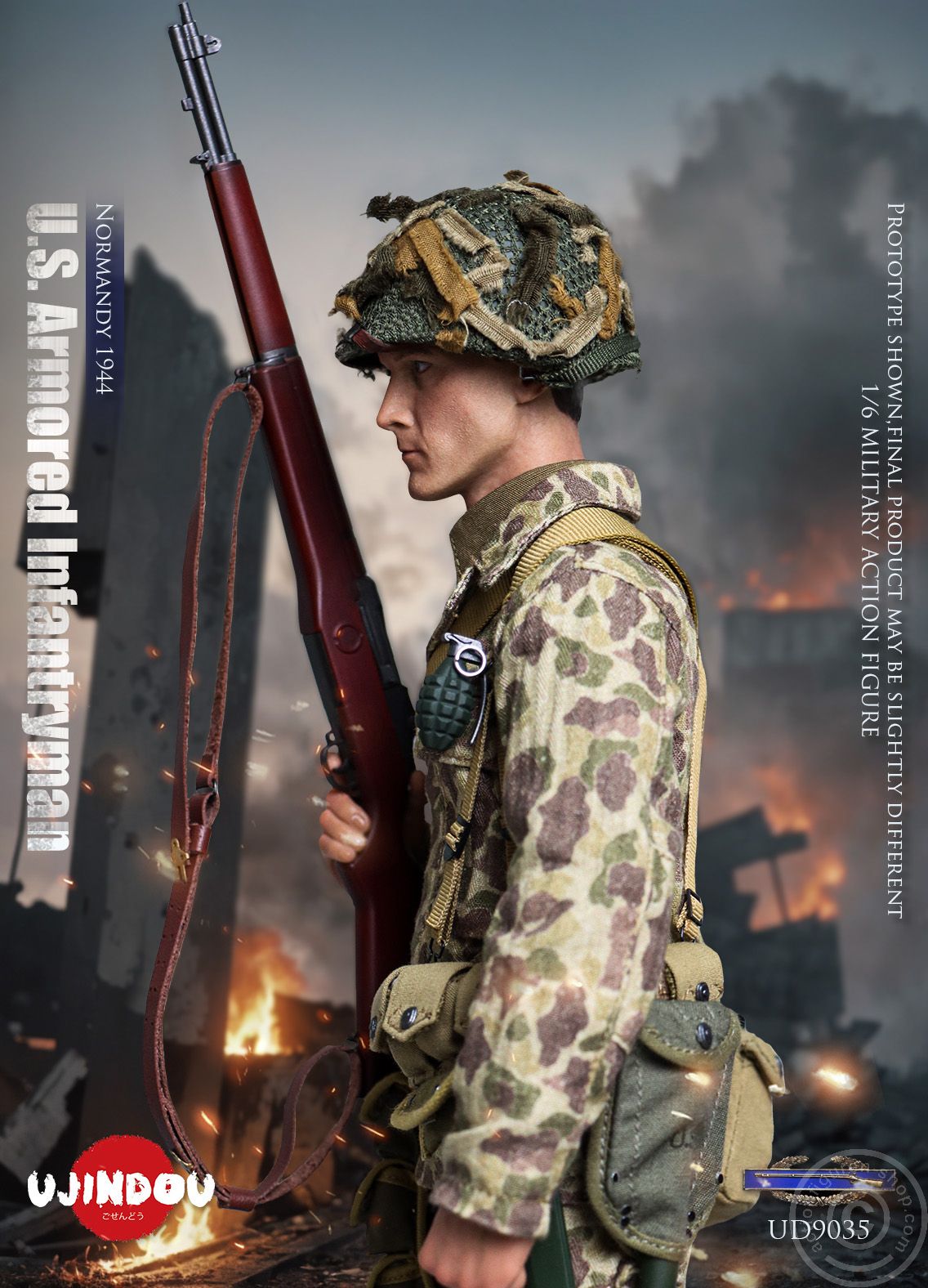 WWII U.S. 2nd Armored Division - Infantryman - Normandy 1944 WWII U.S. 2nd Armored Division - Infantryman - Normandy 1944