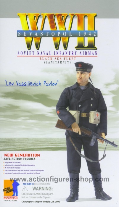 History Dragon Soviet Naval Infantry Aidman 1942