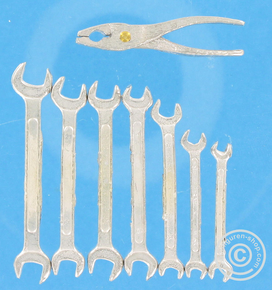 Tengtools Maulschlüssel Mit Gelenk-Ratsche – 7 Mm, Chrom-Vanadium, 127 Mm Länge