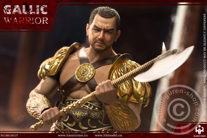 HH18036B-05 Gallic Warrior - Gold Version
