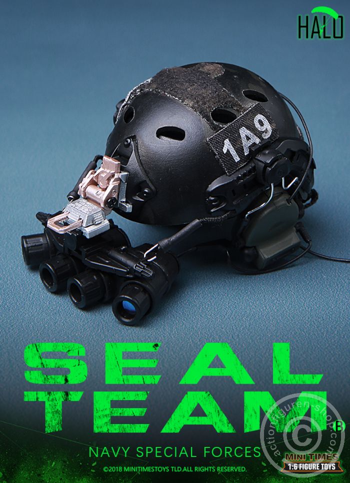 MT-M013-21 SEAL Team - HALO - w/Dog - Navy Special Forces