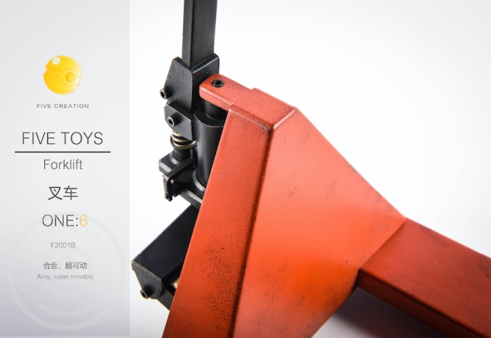 FTF2001B-03 Pallet Truck / Forklift - orange / weathered