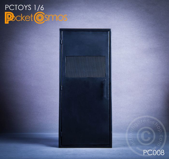 Cabinet / Locker / Spind - black Metall