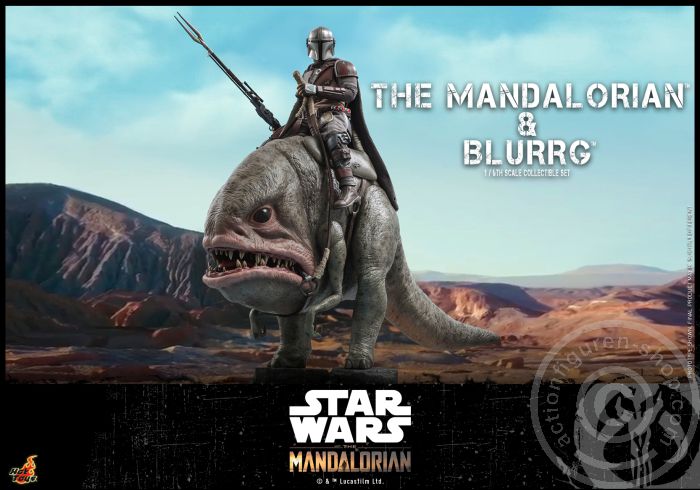 Star Wars: The Mandalorian - Mandalorian & Blurrg - TMS046 Star Wars: The Mandalorian - Mandalorian & Blurrg - TMS046