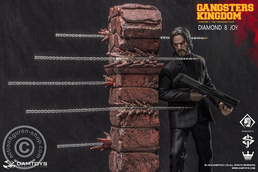 Gangsters Kingdom - DIAMOND 8 - Wall Diorama & Bullet Effects Piece