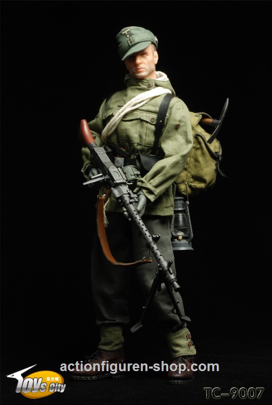 TTL9007-03z Deutscher Gebrigsjäger mit MG34