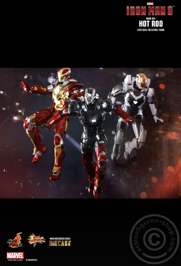 176291-08 Iron Man 3 - Hot Rod (Mark XXII) - Hot Toys Exclusive