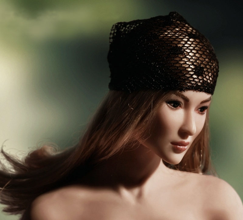 Kopf mit Blonden Haaren