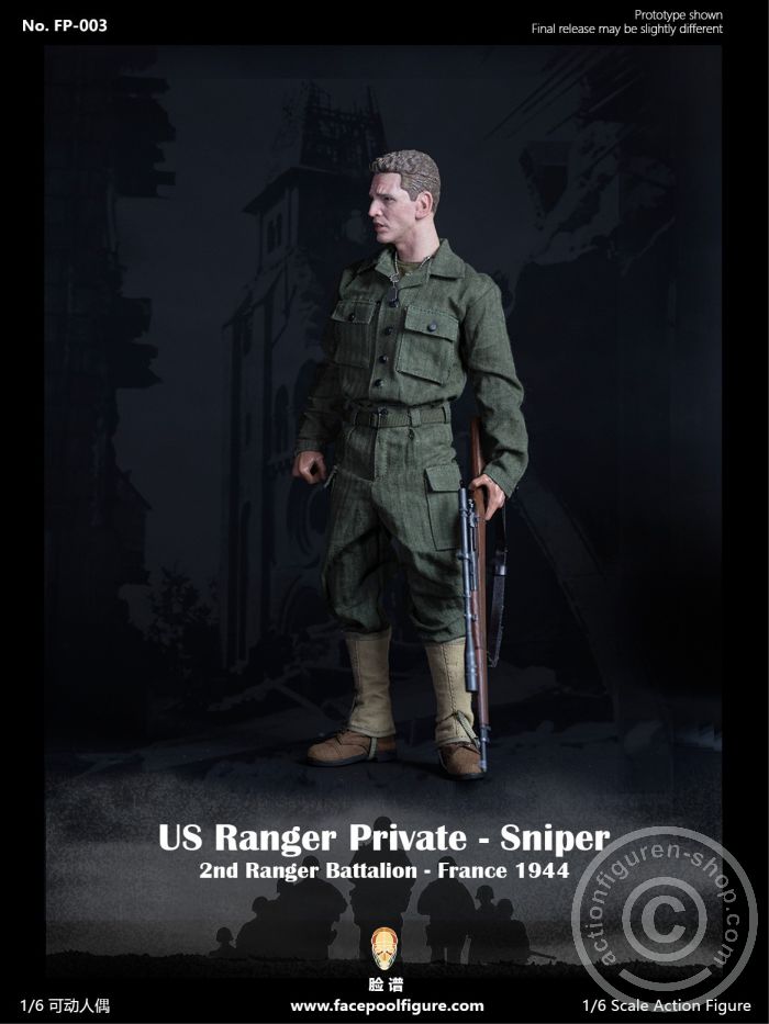 FP003B-15 Sniper Private Jackson US Army Ranger - Special Edition w/ Diorama