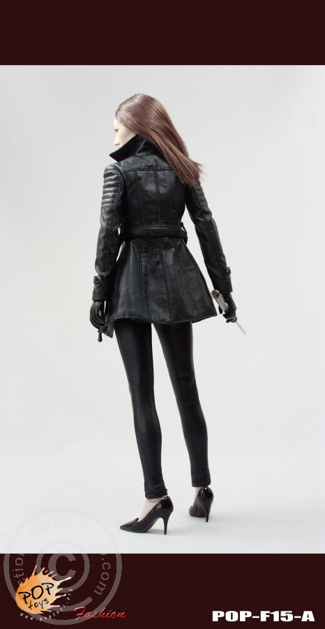 PTF15A-03 Female Agent Nikita Outfit Set - schwarz