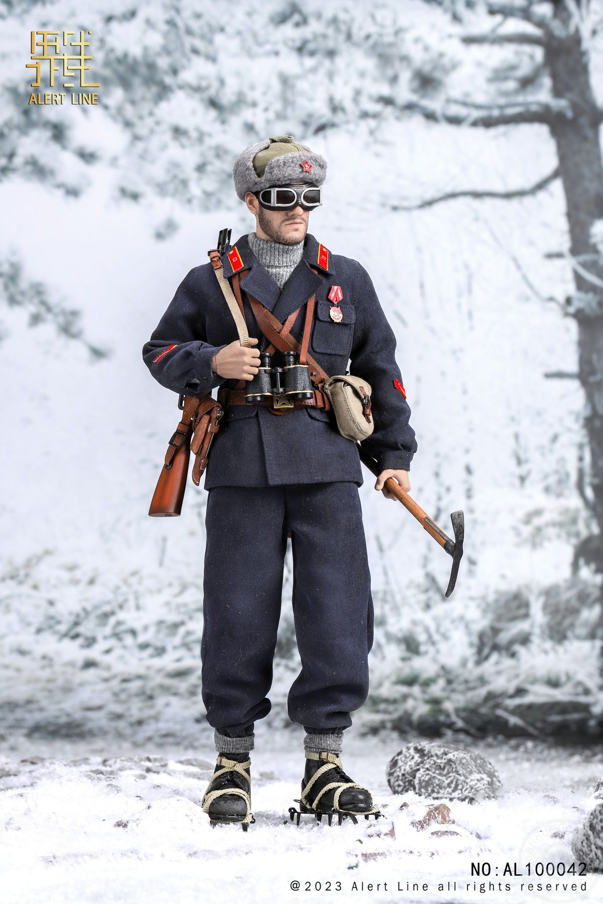 WWII Soviet Mountain Infantry Officer