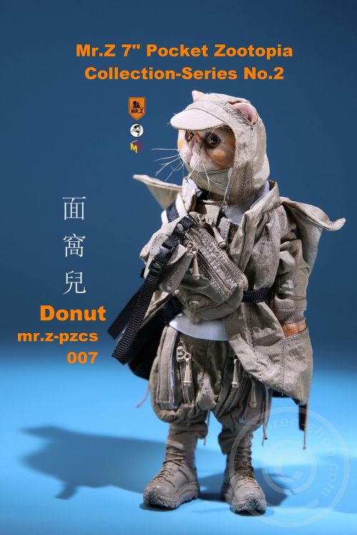 MRZpccs07-04 Donut - 7" Pocket Zootopia Series No.2