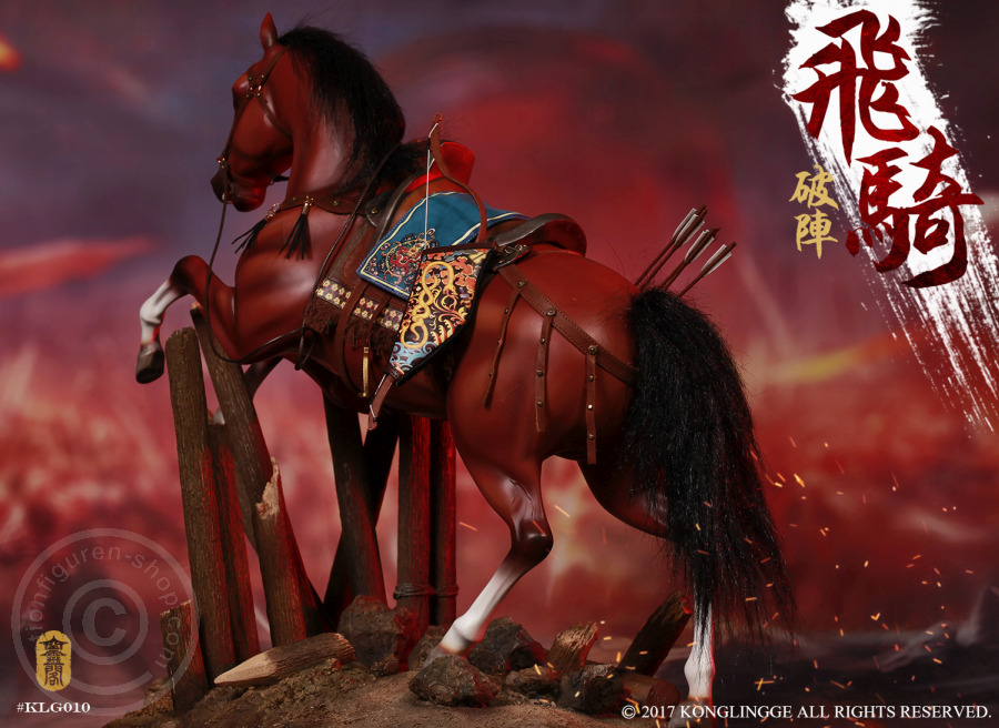 KLG010-11-02 Wanli Korean War - Horse and Diorama Base
