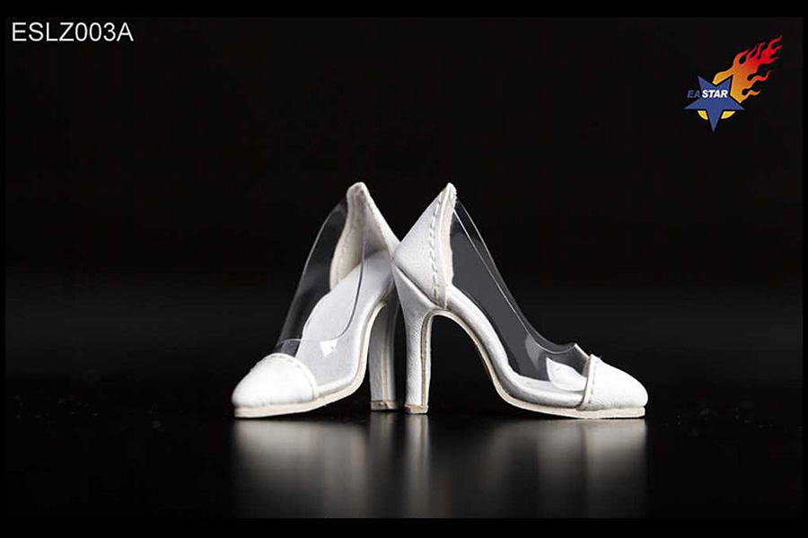 High Heels - white/clear