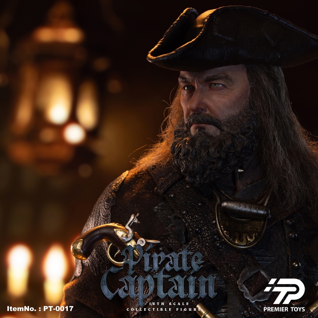 Pirate Captain - Blackbeard - Edward Teach-  in 1/6 scale