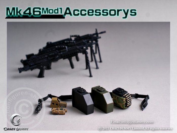 MK46MOD1-para stock - black