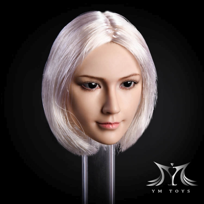 YMT-010A-02 Kopf - silber/blonde Haare