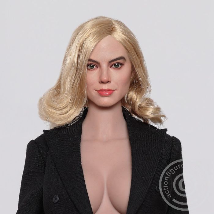 Female Head mid long blond Hair - Samara