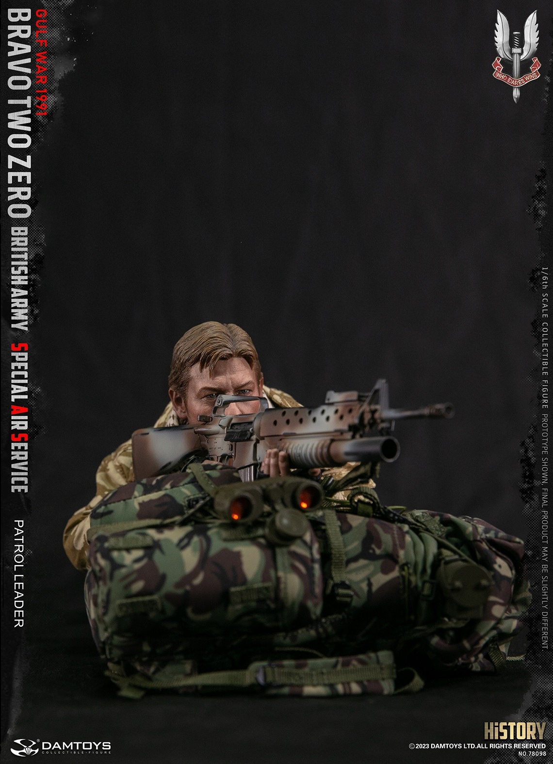 Bravo Two Zero - British Army Special Air Service (SAS) Patrol Leader - Gulf War 1991 - in 1/6 scale Bravo Two Zero - British Army Special Air Service (SAS) Patrol Leader - Gulf War 1991 - in 1/6 scale