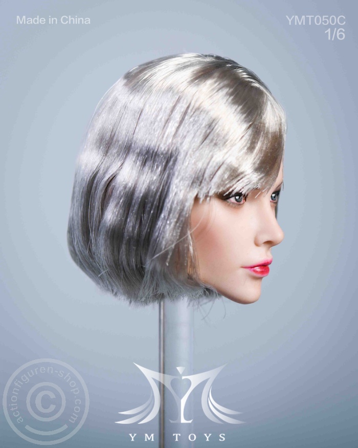 Head - silver short Hair