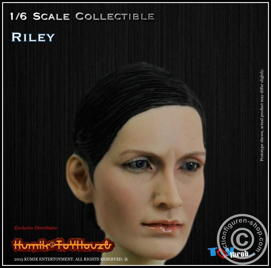 Riley - Kopf - Black - KUMIK